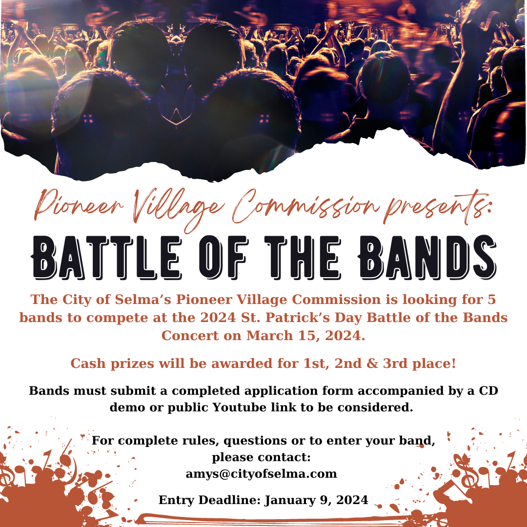 2024 Battle of the Bands Band Search Flyer